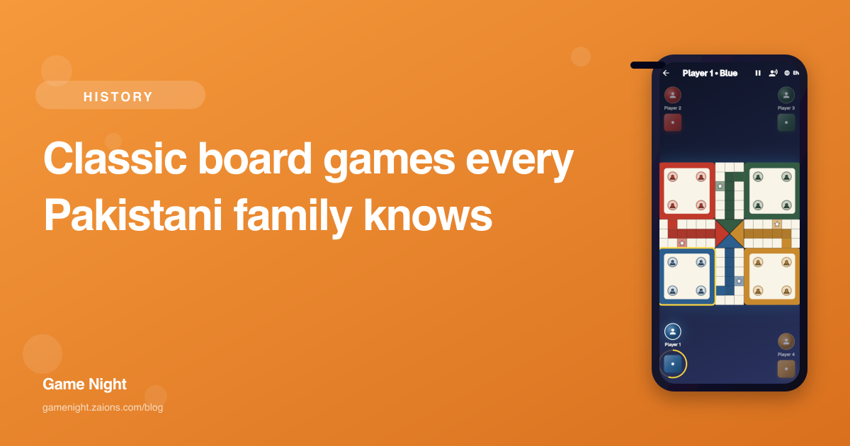 Classic board games every Pakistani family knows — Game Night blog hero